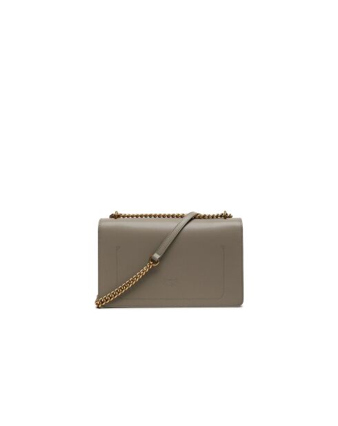 Love One Classic DC Vitello Seta Taupe schoudertas - 27x16,5x7 cm