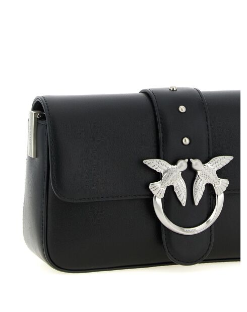 Modello Love One Classic Slouchy schwarze Schultertasche - 22x14x6 cm