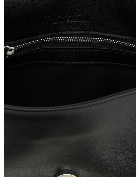 Modello Love One Classic Slouchy schwarze Schultertasche - 22x14x6 cm