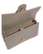 Borsa a tracolla Love One Classic Cl Vitello Seta tortora - 27x16x7 cm