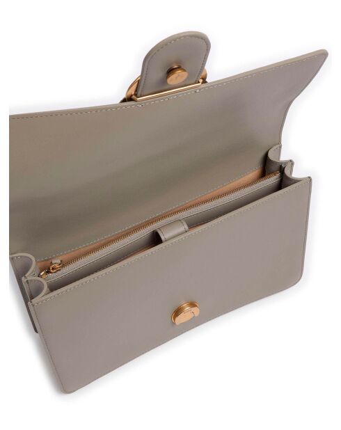 Borsa a tracolla Love One Classic Cl Vitello Seta tortora - 27x16x7 cm