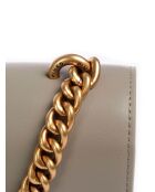 Borsa a tracolla Love One Classic Cl Vitello Seta tortora - 27x16x7 cm