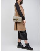 Borsa a tracolla Love One Classic Cl Vitello Seta tortora - 27x16x7 cm