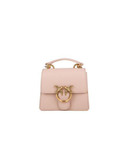 Love One Vitello Seta micro manico superiore leggero rosa cipria - 12x10x5 cm