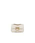 Sac bandoulière Love Puff Mini Cl Mouton Nappa blanc - 21x15x9 cm