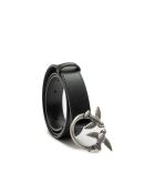Ceinture en cuir Baies d'amour noire
