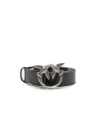 Ceinture en cuir Baies d'amour noire