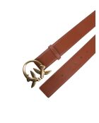 Ceinture Love Berry H4.Low Vitello Seta Terre d'ombre brûlée