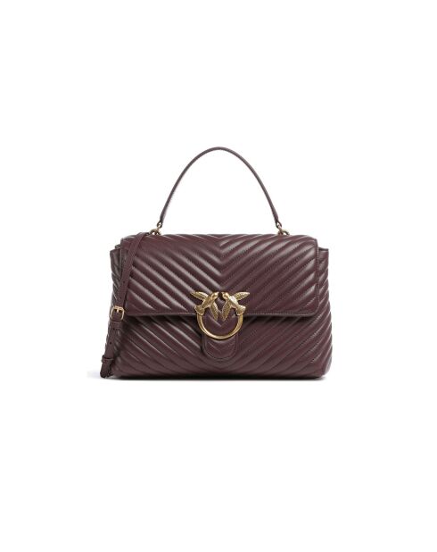 Borsa con manico I love Lady Puff Big Cl Sheep Na chocolate - 34x22x13 cm