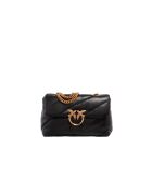 Love Puff Classic CL Mouton Nappa Schultertasche schwarz - 27x18x10,5 cm