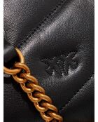 Love Puff Classic CL Mouton Nappa Schultertasche schwarz - 27x18x10,5 cm