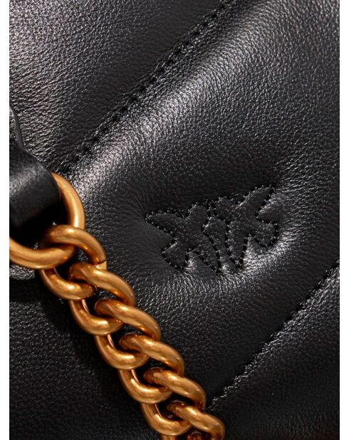 Love Puff Classic CL Mouton Nappa Schultertasche schwarz - 27x18x10,5 cm