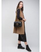 Love Puff Classic CL Mouton Nappa Schultertasche schwarz - 27x18x10,5 cm