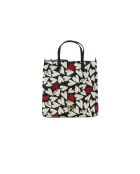 Borsa Love Berry H3 Vit.Seta nero/rosso/bianco - 22x22 cm