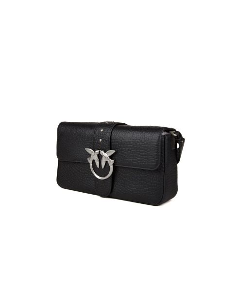 Love One Classic Slouchy Fl Pe schwarze Schultertasche - 28x15x7 cm