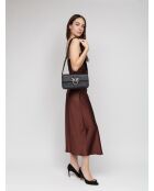 Love One Classic Slouchy Fl Pe schwarze Schultertasche - 28x15x7 cm