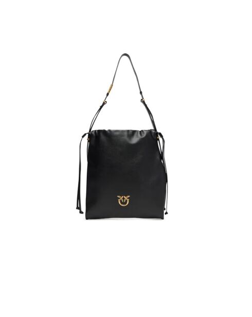 Borsa a tracolla Slouchy Vitello Mo Classic nera - 30x34x3 cm