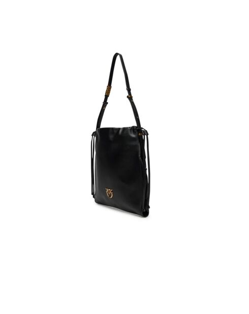 Borsa a tracolla Slouchy Vitello Mo Classic nera - 30x34x3 cm