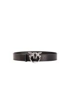 Ceinture en cuir Baie d'amour noire
