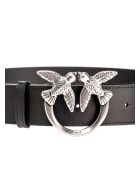 Ceinture en cuir Baie d'amour noire