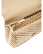 Love Lady Puff Classic Cl Nappa di pecora Chevron beige - 26x17x8 cm