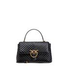 Borsa J'adore Lady Puff Big Cl Sheep Na nera con manico superiore, 31 x 19 x 11 cm