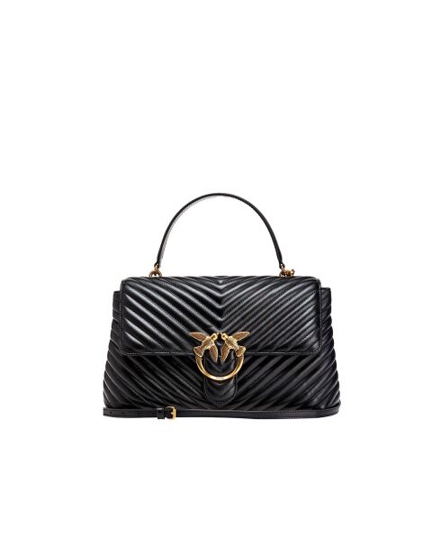 J'adore Lady Puff Big Cl Sheep Na Henkeltasche, 31 x 19 x 11 cm, Schwarz