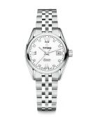 Titoni 063 automatisch dameshorloge van zilverstaal