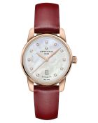 Reloj automático Certina para mujer en acero granate