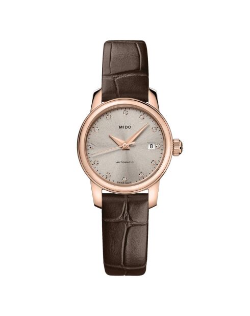 Mido M0390073607600 Automatikuhr für Damen aus braunem Stahl
