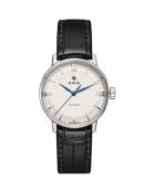 Montre automatique femme Rado en cuir noire
