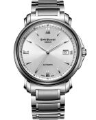 Emile 28,6 mechanische Herrenuhr aus silbernem Stahl