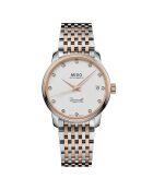 Mido M0272072201600 automatisch dameshorloge in zilver/roségoud staal