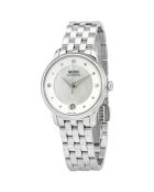 Mido M0392071110600 automatisch dameshorloge van zilverstaal