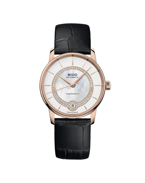 Montre automatique femme Mido M0378073603100 en acier noire
