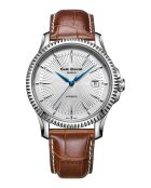 Emile 28.2 mechanisch herenhorloge van bruin staal