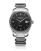 Emile 58.6 mechanisch herenhorloge van zilverstaal