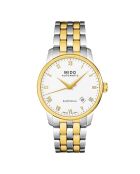 Reloj automático para hombre Mido M86009261 en acero plateado/dorado