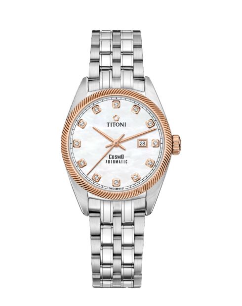 Titoni G-622 zilverstalen automatisch herenhorloge