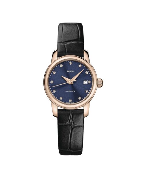 Montre automatique femme Mido M0390073604600 en acier noire