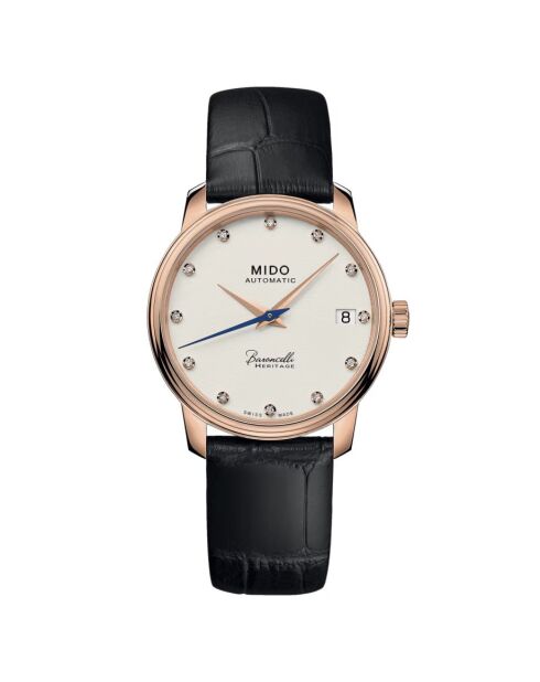 Montre automatique femme Mido M0272073626600 en acier noire