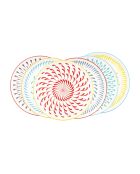 Set 18 pezzi in porcellana multicolore Kyoto