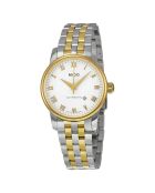Reloj automático Mido M76009261 de acero plateado y dorado para mujer