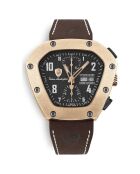 Montre automatique homme en cuir Tonino noire