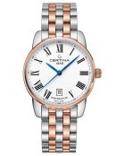 Certina C0348072201300 Herren-Automatikuhr aus silberfarbenem und roségoldenem Stahl