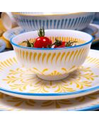 Set da 30 pezzi in porcellana multicolore Kyoto