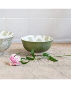 Lot de 6 petits bols Soliman en porcelaine verts - 11x6 cm