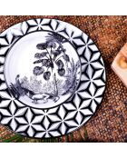 Lot de 6 bols médiums Savana en porcelaine noirs - 15×7 cm