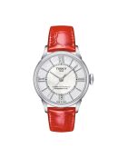 Montre automatique femme Tissot en acier rouge