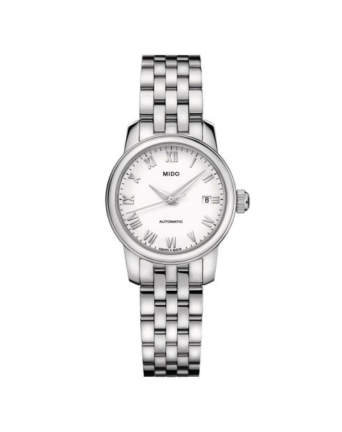 Mido M0390071101300 Automatikuhr für Damen, silberner Stahl